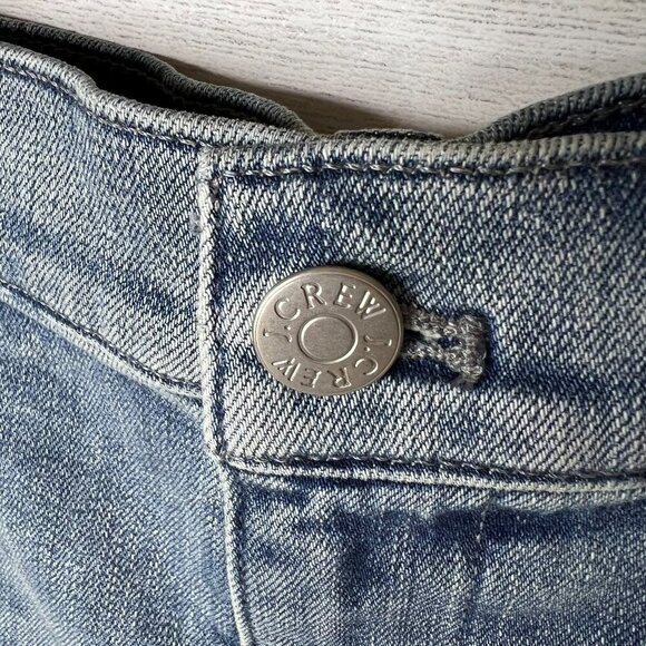 J Crew Factory Shorts Womens Size 31 Utility Denim Cotton Blend Summertime - Picture 6 of 14